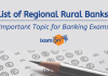 List of Regional Rural Banks: Important Topic for Bank Exams