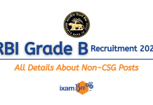 RBI Non-CSG Posts Information Handout Released!