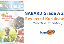 NABARD Grade A 2021: Kurukshetra Magazine Review- March 2021 Edition NABARD Grade A: Kurushetra Magazine.