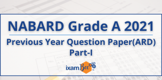 NABARD Grade A 2021: Previous Year Question Paper 2020 (ARD Analysis) NABARD Grade A 2021