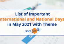 List of Important International and National Days in May 2021 with Theme Important Days in May
