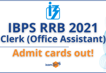 IBPS RRB 2021: RRB Clerk (Office Assistant) Admit Card Out!! IBPS RRB Clerk (Office Assistant) Admit Card Out!! RRB PO Officer Scale 1 Admit Card Out