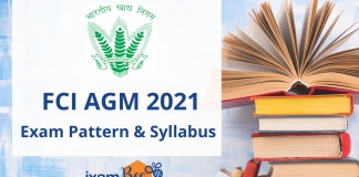 FCI AGM 2021: Exam Pattern and Syllabus FCI AGM 2021: Exam Pattern and Syllabus.