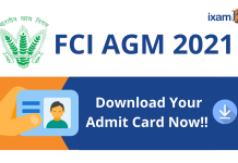 FCI AGM 2021: Admit Cards Out!!