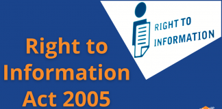 Right to Information Act 2005 Right to Information Act 2005