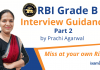 Ace RBI Grade B Interview with Prachi Agarwal – Part 2 Ace RBI Grade B Interview with Prachi Agarwal – Part 2.