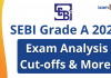 SEBI Grade A Exam Analysis for 2024 SEBI Grade A Exam Analysis 2020.