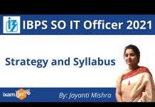 IBPS SO Syllabus, Exam Pattern & Study Plan: IT Officer Scale I