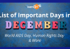Important Days of December: World AIDS Day, World Soil Day & More Important Days of December