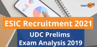 ESIC Recruitment 2021: UDC Prelims Exam Analysis 2019 ESIC Recruitment 2021: UDC Prelims Exam Analysis 2019