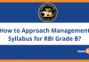 How to Prepare Management for RBI Grade B? How to Prepare Management for RBI Grade B?