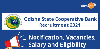 Odisha State Cooperative Bank Recruitment 2021: Notification, Vacancies, Salary and Eligibility Odisha State Cooperative Bank Recruitment 2021