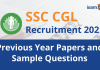 SSC CGL Recruitment 2021: Previous Year Papers and Sample Questions SSC CGL Recruitment 2021: Previous Year Papers