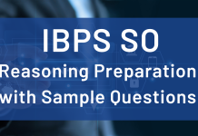IBPS SO Reasoning Preparation with Sample Questions IBPS SO reasoning