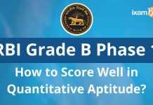 RBI Grade B Phase 1: How to Score Well in Quantitative Aptitude? RBI Grade B Quantitative Aptitude