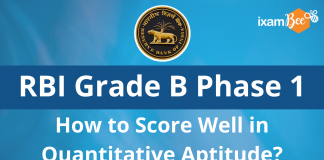 RBI Grade B Phase 1: How to Score Well in Quantitative Aptitude? RBI Grade B Quantitative Aptitude