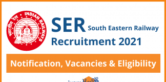 South Eastern Railway Recruitment 2021: Notification, Vacancies, Salary and Eligibility SER Recruitment 2021