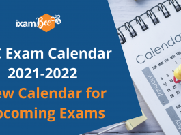 SSC Exam Calendar 2021-2022
