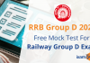 RRB Group D 2022 Exam Preparation: Free Mock Tests RRB Group D 2022 Mock Tests
