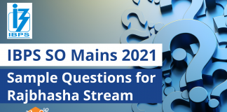 IBPS SO Mains 2021-22: Sample Questions for Rajbhasha Adhikari Stream IBPS SO Mains 2021-22: Sample Questions for Rajbhasha Adhikari Stream