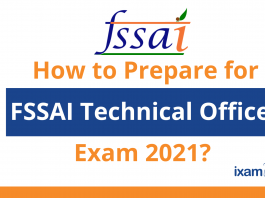 FSSAI Exam Preparation 2021