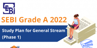 SEBI Grade A 2022: Study Plan for General Stream (Phase 1) SEBI Grade A 2022: General Stream Study Plan