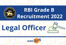 Government Jobs for Lawyers: RBI Grade B Legal Officer Recruitment 2021-22 RBI Legal Officer Recruitment 2021-22