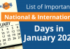 Important Days of January 2022: List of National & International Days in January Important Days of January 2022