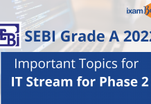 SEBI Grade A 2022: Important Topics for IT Stream Phase 2 Important Topics for SEBI Grade A IT Stream Phase 2