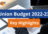 Union Budget 2022-23: Key Highlights Union Budget 2022-23: Key Highlights