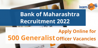 Bank of Maharashtra Recruitment 2022: Apply Online for 500 Vacancies Bank of Maharashtra Recruitment 2022: Apply Online for 500 Posts