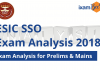 ESIC SSO Exam Analysis 2018: Exam Analysis for Prelims & Mains ESIC SSO Exam Analysis 2018