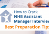 NHB Assistant Manager Interview: Best Tips for NHB Interview Preparation NHB Interview preparation tips