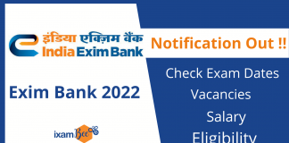 Exim Bank Recruitment 2022: Notification, Vacancy, Salary and Eligibility Exim Bank Recruitment 2022: Notification, Vacancies, Salary & Eligibility