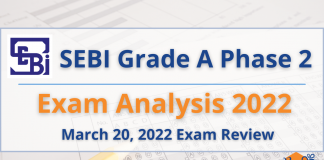 SEBI Grade A Phase 2 Exam Analysis 2022 (General): March 20, 2022 Exam Review SEBI Grade A Phase 2 Exam Analysis 2022 (General)