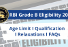 RBI Grade B Eligibility 2022: Age Limit, Qualification and FAQs RBI Grade B Eligibility 2022