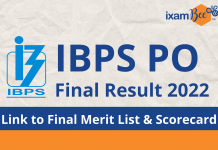 IBPS PO Final Result 2022: Direct Link to Final Merit List & Scorecard IBPS PO Final Result 2022