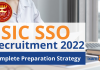 ESIC SSO Recruitment 2022: Complete Preparation Strategy ESIC SSO Recruitment 2022: Complete Preparation Strategy