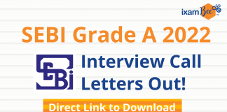 SEBI Grade A 2022: Interview Call Letters Out! Direct Link to Download Call Letters SEBI Grade A 2022: Interview Call Letters Out! Direct Link to Download