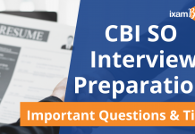 CBI SO Interview Preparation: Important Questions & Tips CBI SO Interview Preparation