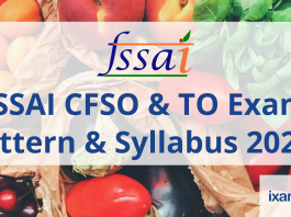 FSSAI Syllabus & Exam Pattern 2022
