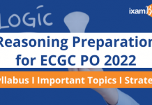 Reasoning Preparation for ECGC PO 2022: Syllabus, Important Topics & Strategy Reasoning Preparation for ECGC PO 2022