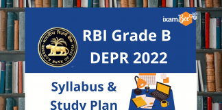 RBI Grade B DEPR 2022: Syllabus and Study Plan RBI Grade B DEPR 2022: Syllabus & Study Plan