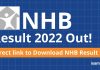 All About the NHB Exam 2022-2023 and its Results NHB Result 2022 Out! Direct Link to Download NHB Result