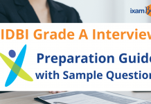 SIDBI Grade A Interview Preparation Guide with Sample Questions SIDBI Grade A Interview Preparation