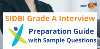 SIDBI Grade A Interview Preparation Guide with Sample Questions SIDBI Grade A Interview Preparation