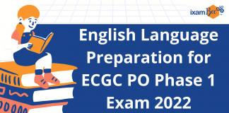 English Language Preparation for ECGC PO 2022 Phase 1 Exam English Language Preparation for ECGC PO