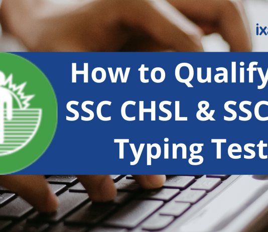 How to Qualify the SSC CHSL and SSC CGL Typing Test?