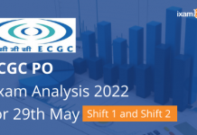 ECGC PO Exam Analysis 2022: Analysis for Shift 1 & Shift 2 with Expected Cut Off ECGC PO Exam Analysis 2022