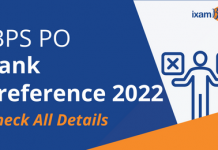 IBPS PO Bank Preference 2022: All You Should Know! IBPS PO Bank Preference 2022